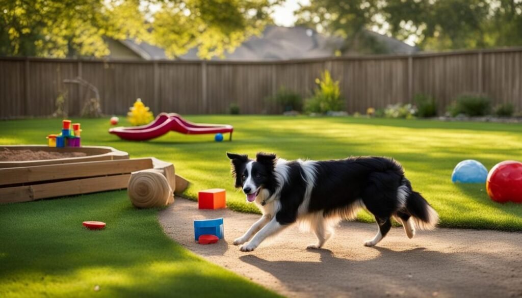 how to make your yard suitable for a border collie
