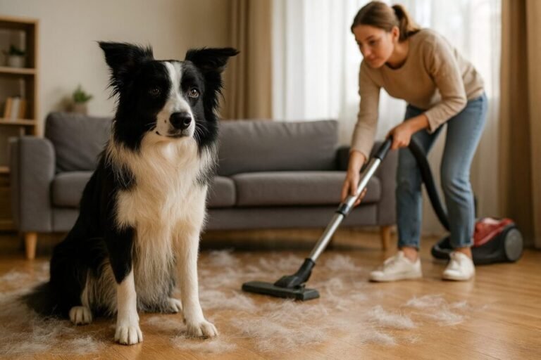 when do Border Collies shed