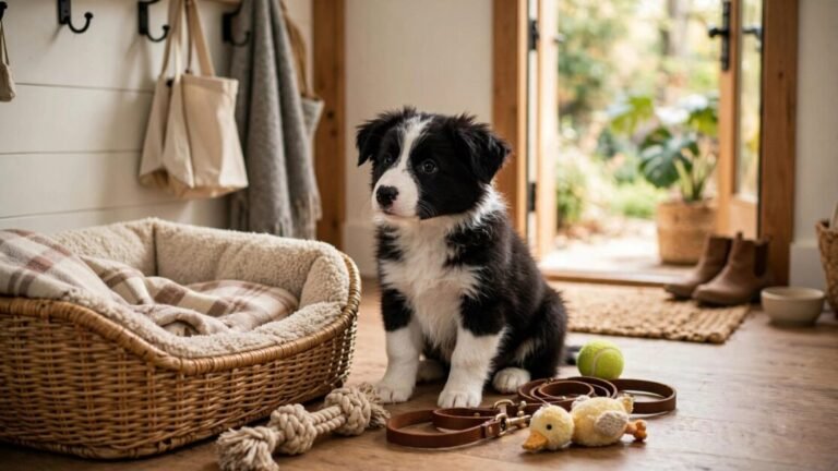 Bringing a Border Collie Puppy Home